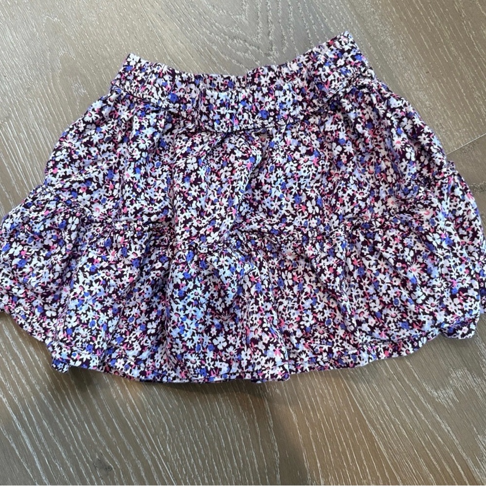 Gap Girls Tiered Floral Skirt Size 6-7